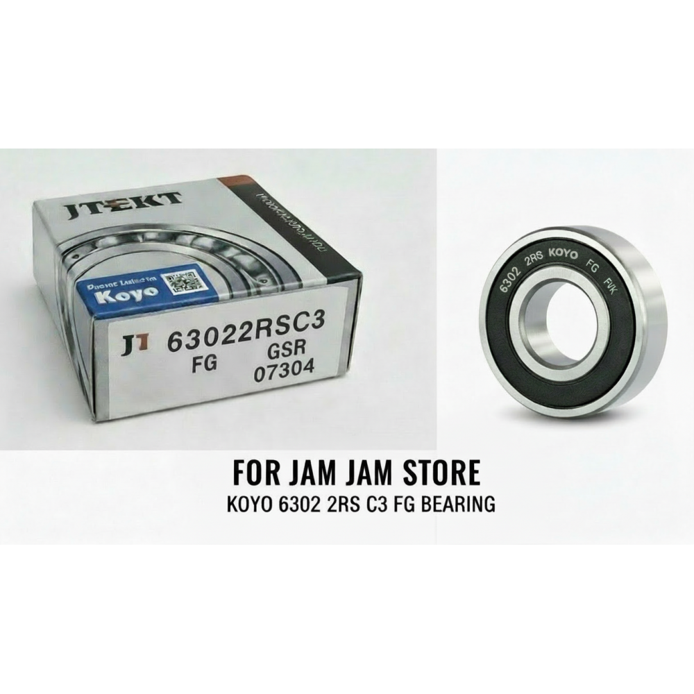 بلبرینگ 6302 KOYO 2RS C3 FG  اصل ژاپن